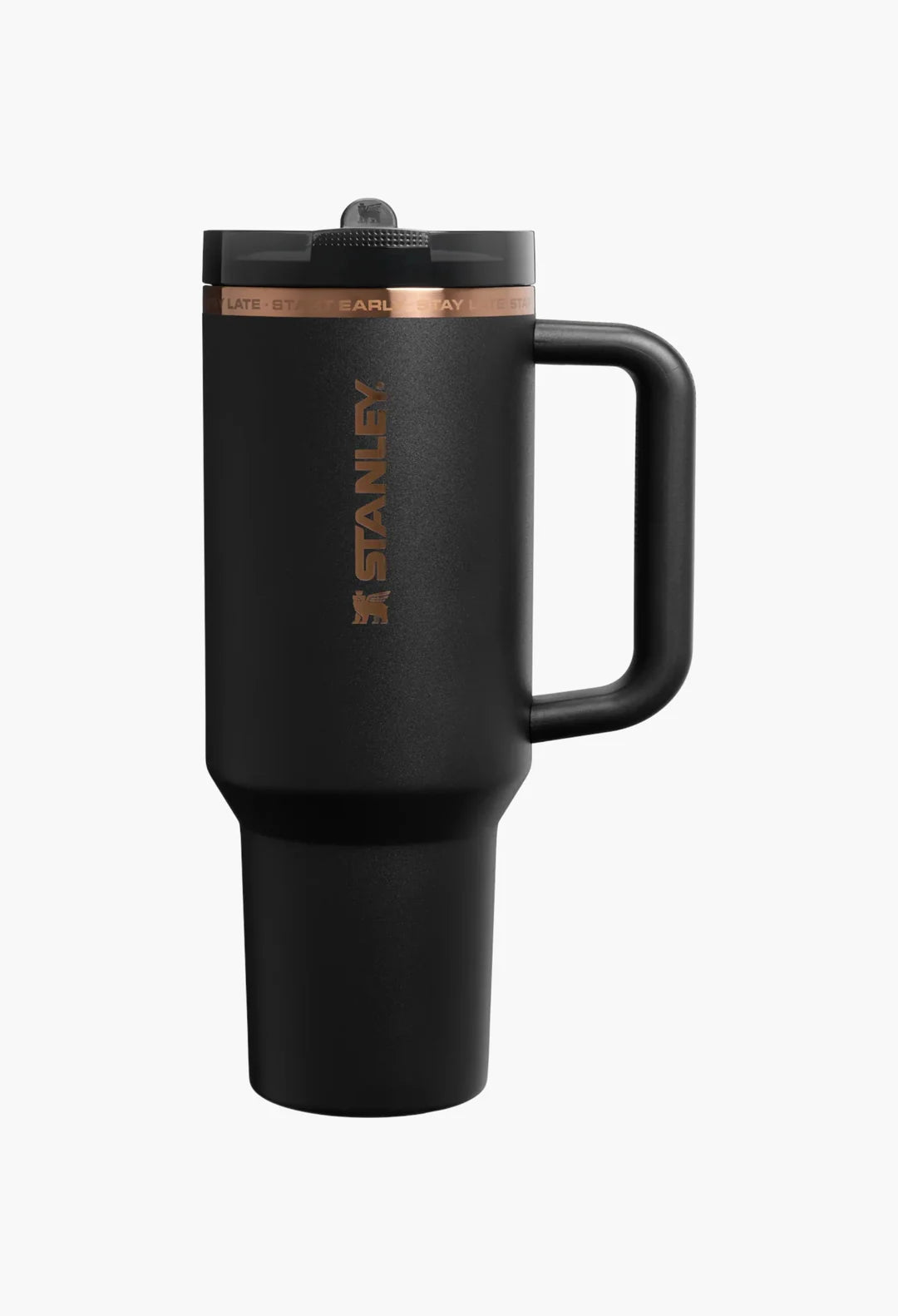 Messi x Stanley Quencher Tumbler — Black & Gold Edition
