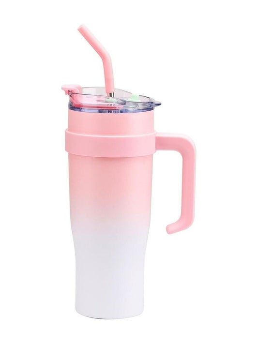 Aesthetic Gradient Tumbler — Blush Pink