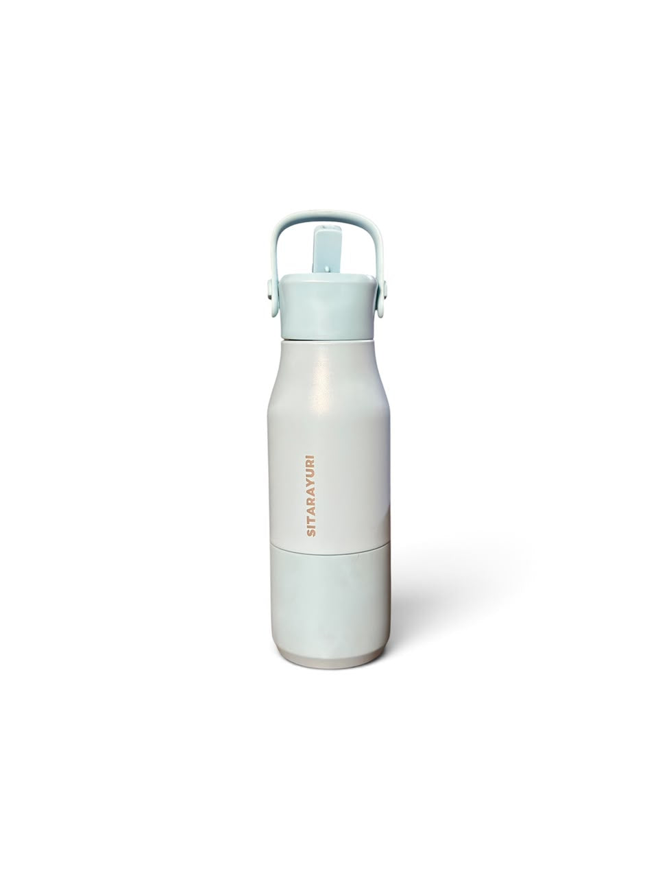 SITARAYURI Mint Green Insulated Bottle with Loop Handle